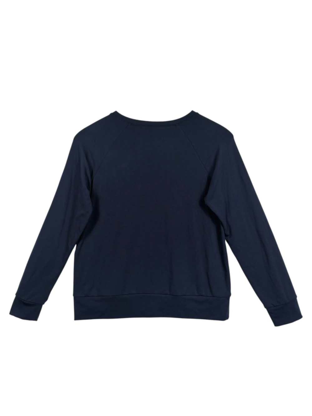 Cozy Earth Brushed Bamboo Pullover Long Sleeve Top Blue Relaxed Women's Medium - Picture 2 of 5